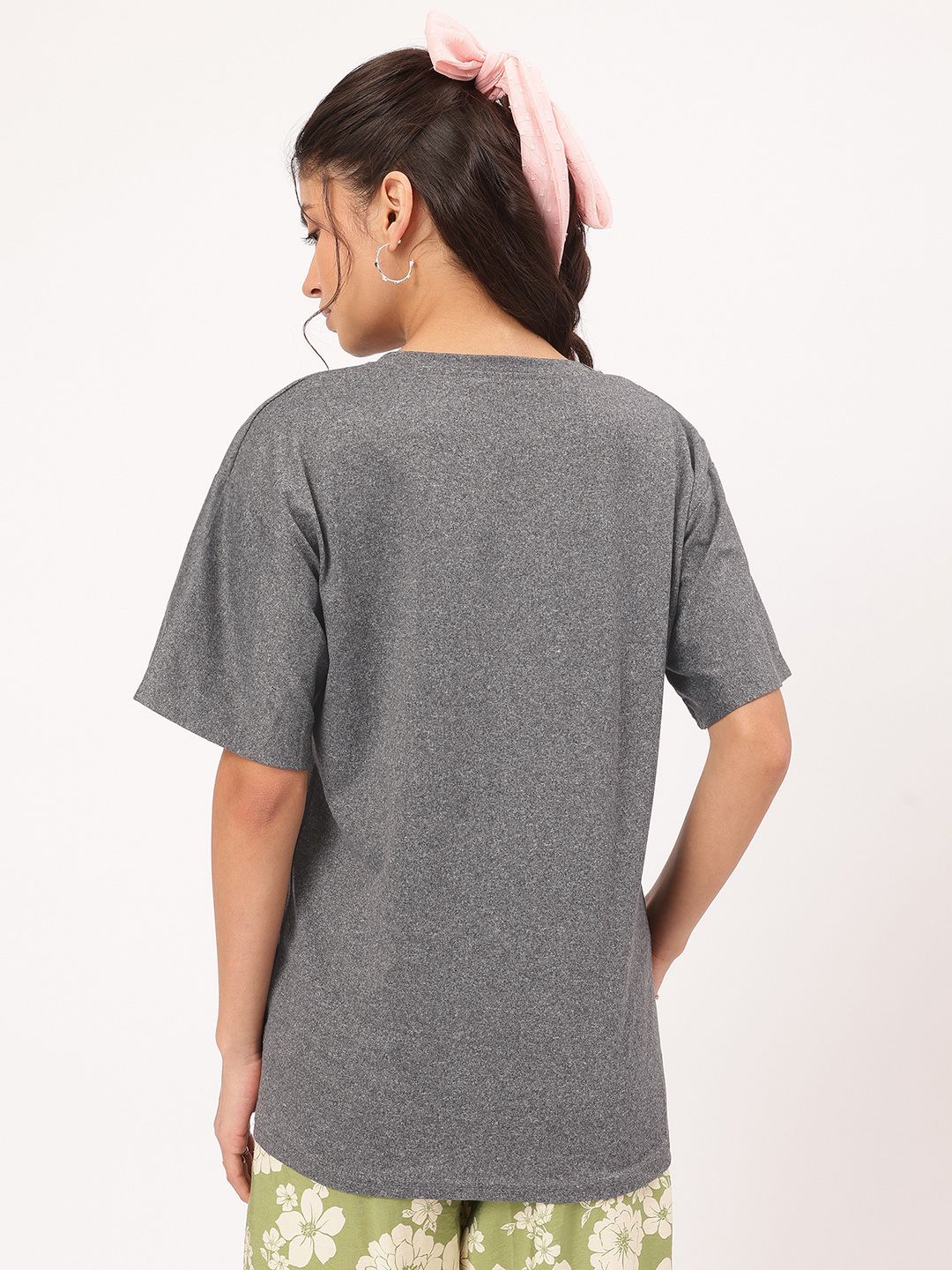 DressBerry Cuddly Crew Printed Relaxed Fit Tee