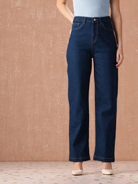 all about you Women Straight Fit High-Rise Stretchable Jeans