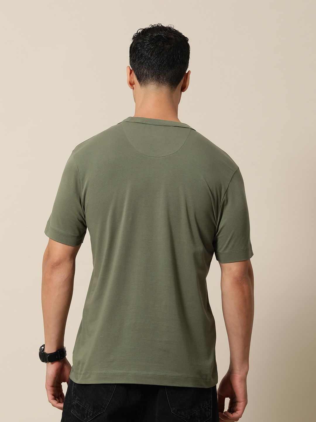 Mr Bowerbird Tailored Fit Applique Philsosophy Muscle T-shirt