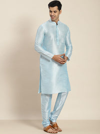 SOJANYA Men Woven Design Kurta with Churidar with Nehru Jacket