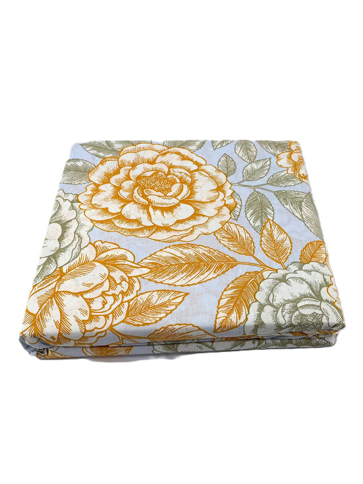 Bombay Dyeing Allure 144 TC 100% Cotton Yellow Double King Duvet Cover