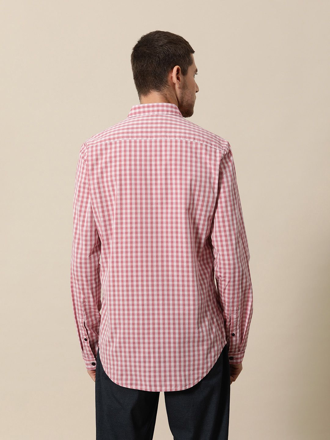 Mr Bowerbird Pure Cotton Tailored Fit Gingham Checked Casual Shirt