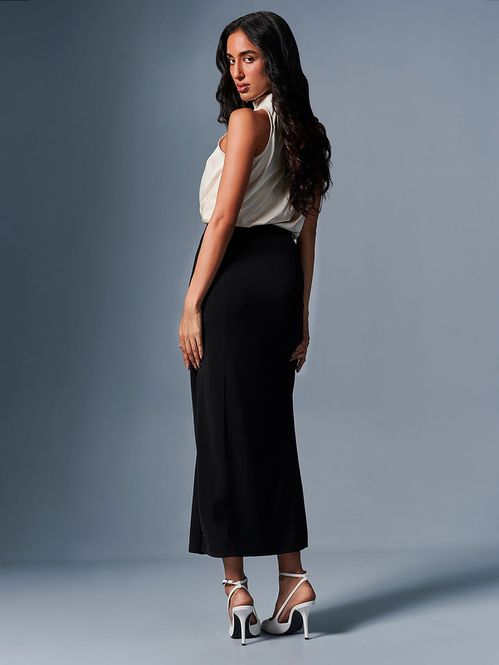 AND Choker Neck Sleeveless Regular Top