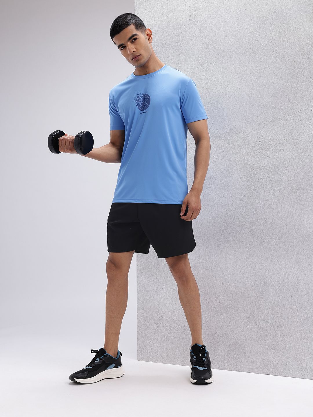 HRX by Hrithik Roshan Men Brand Logo Print Detail Mid-Rise Training Shorts