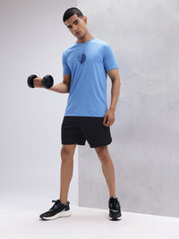 HRX by Hrithik Roshan Men Brand Logo Print Detail Mid-Rise Training Shorts
