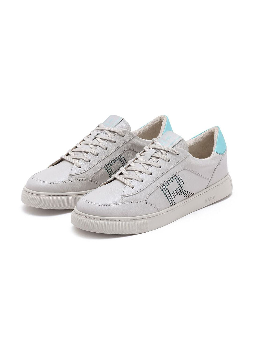 RARE RABBIT Men Colourblocked Leather Sneakers