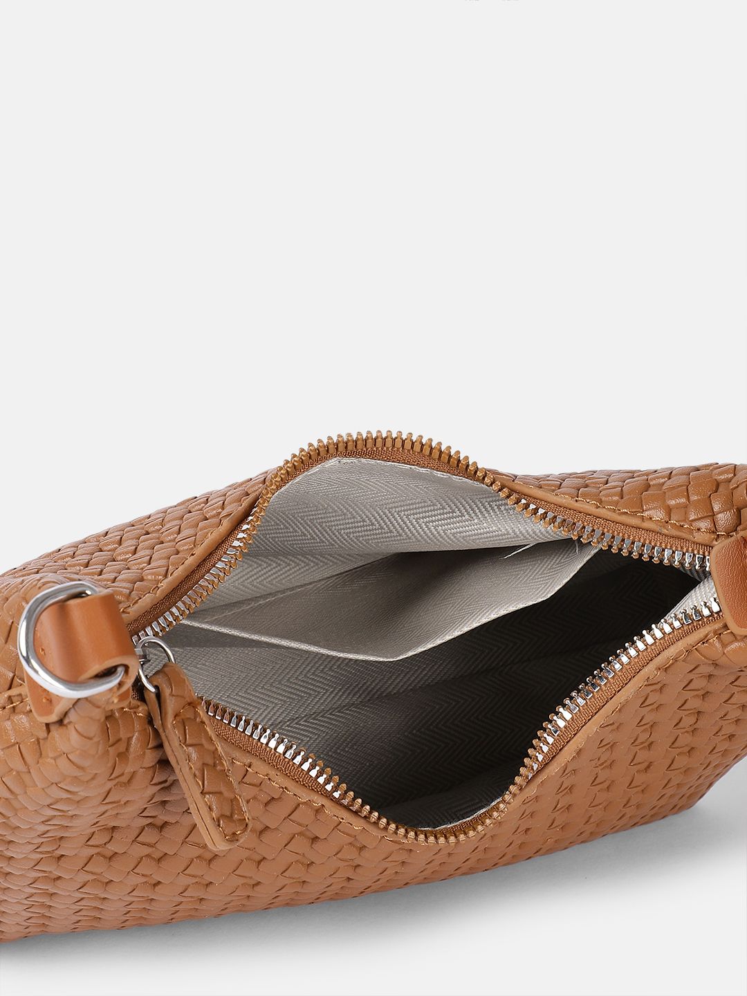 all about you Textured Structured Hobo Bag