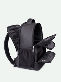 Zouk unisex 16 inci ransel kulit sederhana