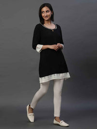 AURELIA Keyhole Neck A-Line Kurti