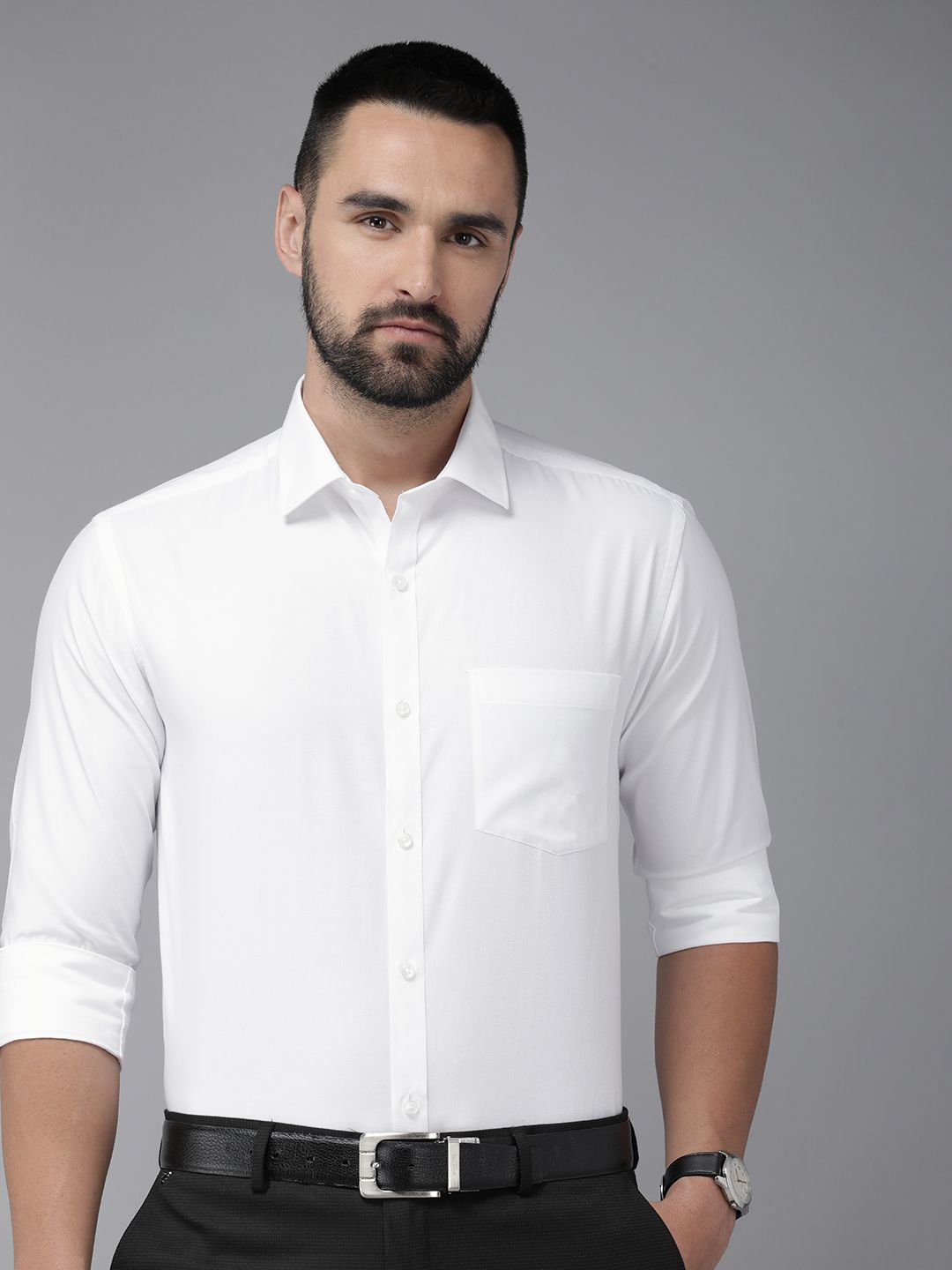 Baju Formal Bertekstur Slim Fit Rekaan Sendiri Park Avenue