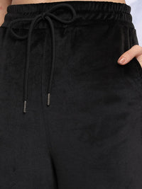 Tokyo Talkies Tube Top with Hooded Sweatshirt and Wide Leg Trouser