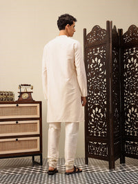 House of Pataudi Floral Embroidered Rozana Kurta