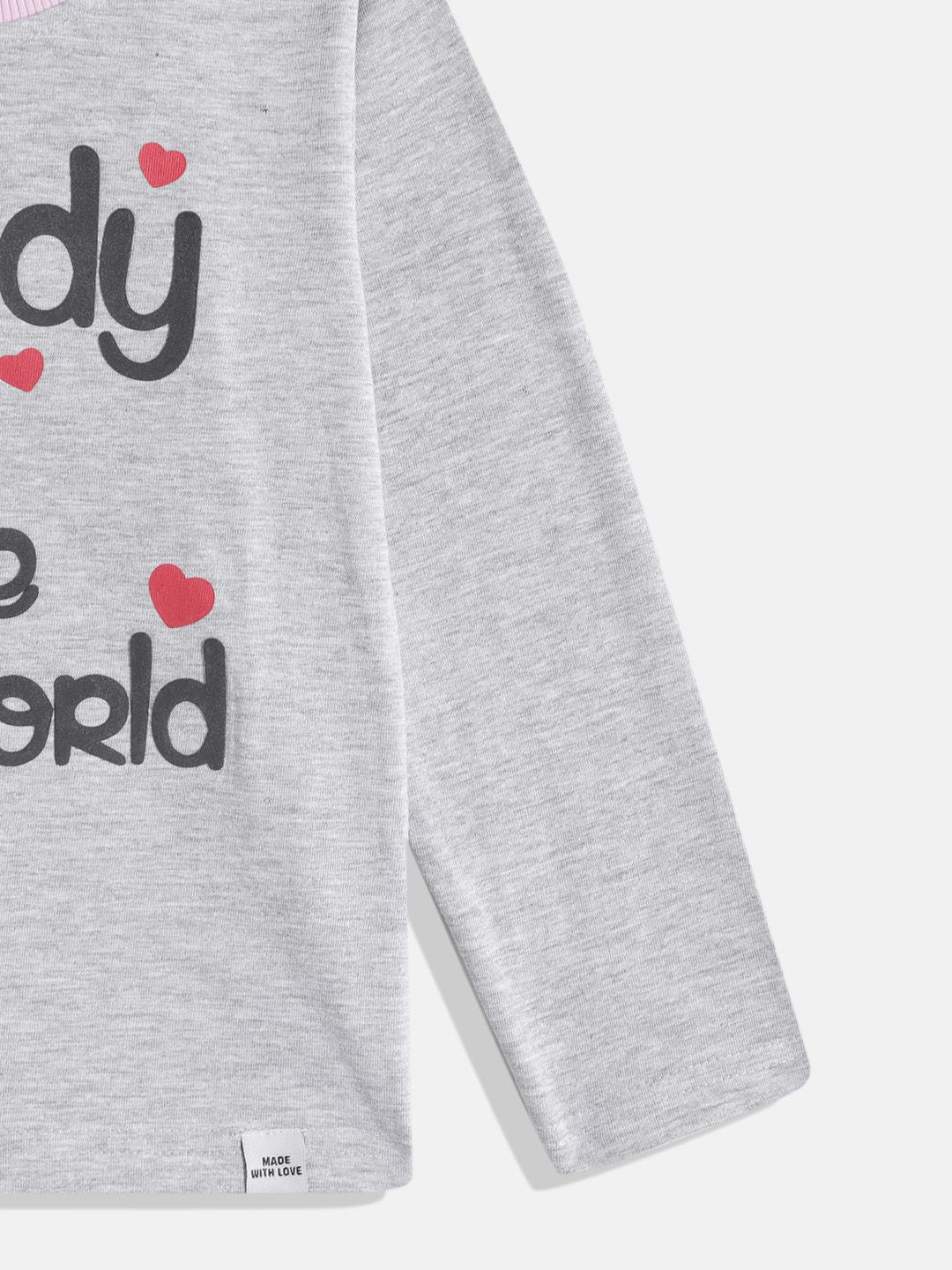 Moms Love Kids Girls Printed Pure Cotton Clothing Set