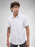 SPYKAR Men Solid Spread Collar Slim Fit Casual Shirt