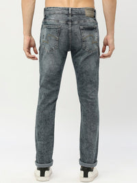 SPYKAR Men Slim Fit Low-Rise Heavy Fade Stretchable Cotton Jeans