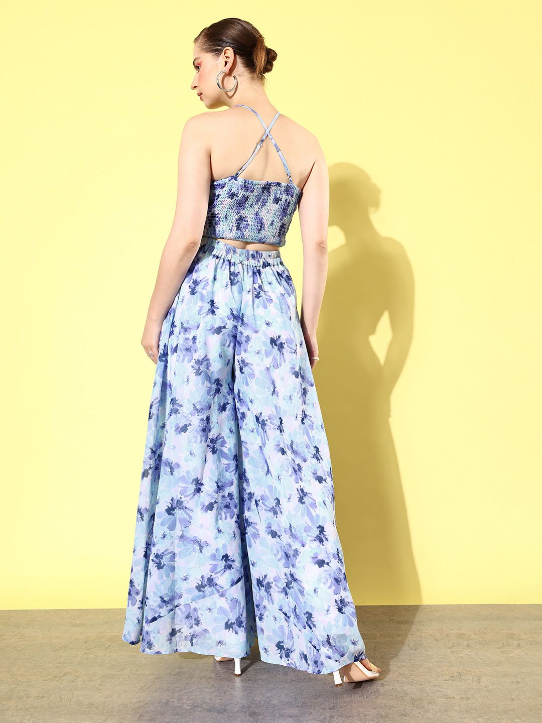 QUIERO Printed Top with Palazzos
