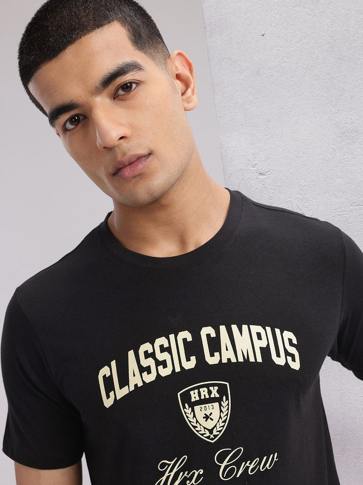 HRX by Hrithik Roshan Typography Printed T-shirt