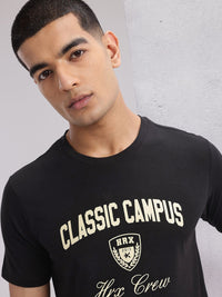 HRX by Hrithik Roshan Typography Printed T-shirt
