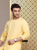 House of Pataudi Men Pure Cotton Jashn Kurta with Trousers