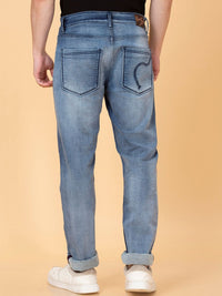 Being Human Men Slim Fit Mid Rise Clean Look Light Fade Jeans