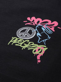 The Indian Garage Co Men Black Printed Sweatshirt