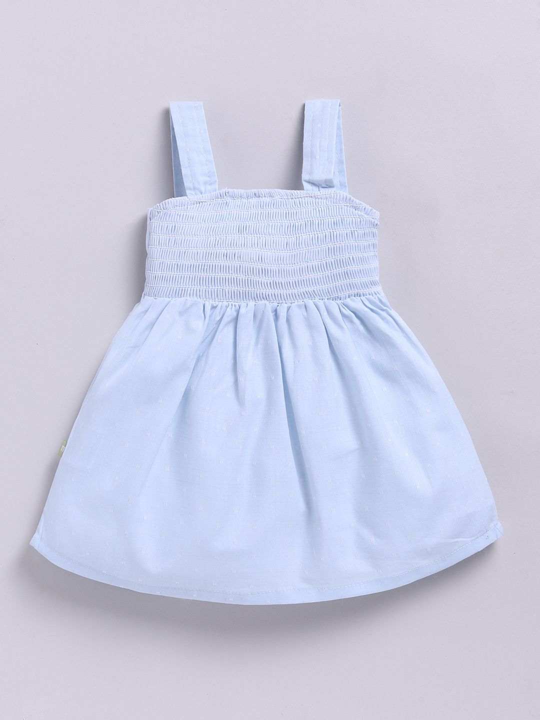 Moms Love Infant Girls Cotton Dobey Work Fit & Flare Dress