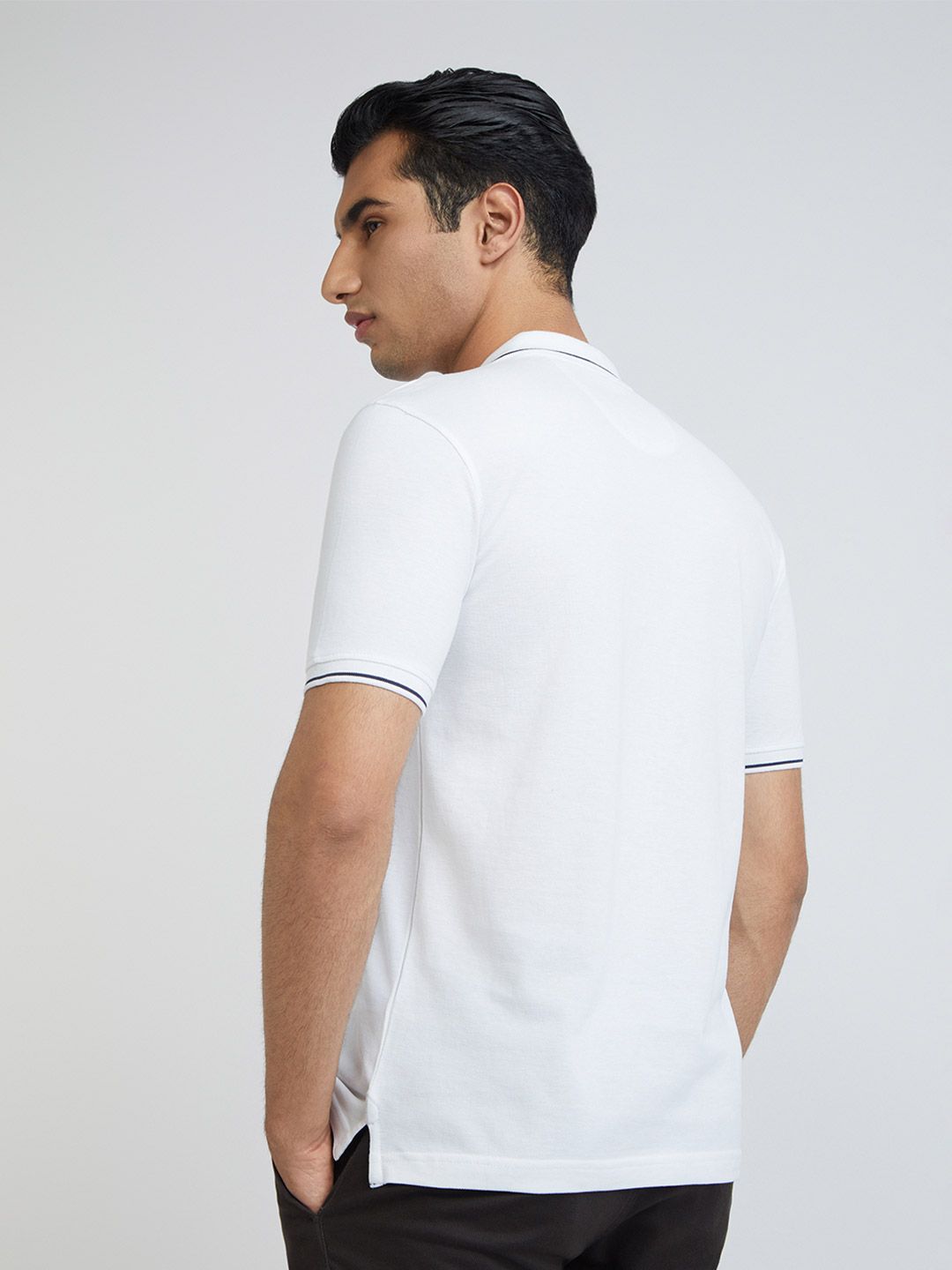 Raymond Pure Cotton Polo Collar T-shirt