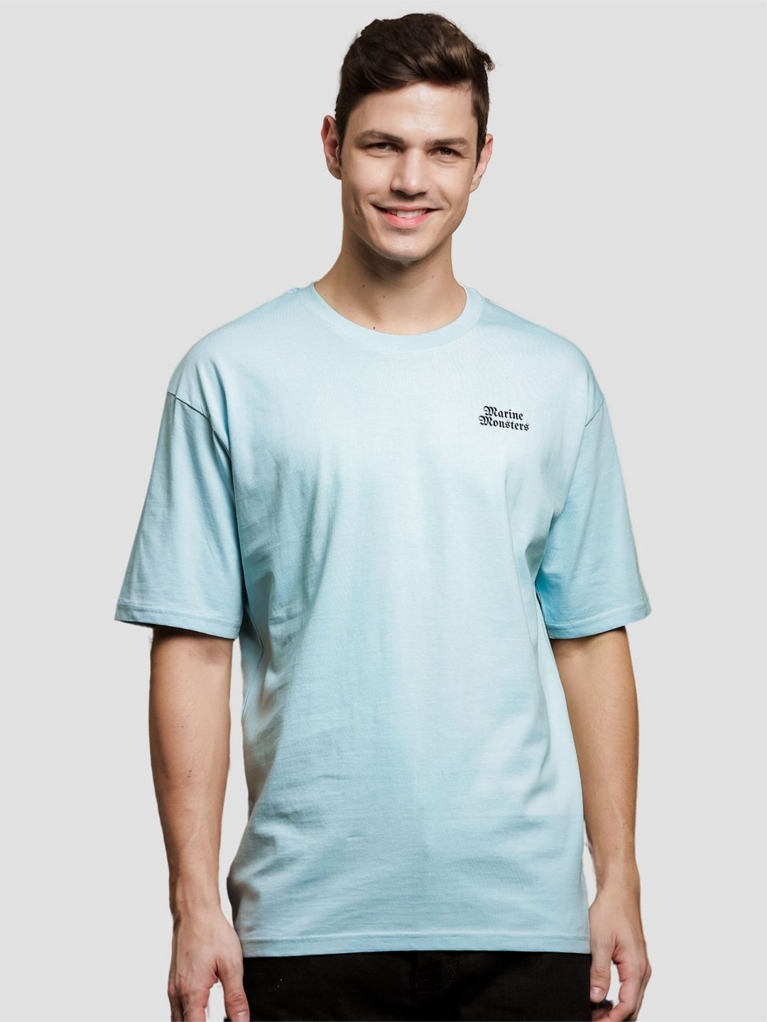 ADRO Men Typography Printed Pockets T-shirt