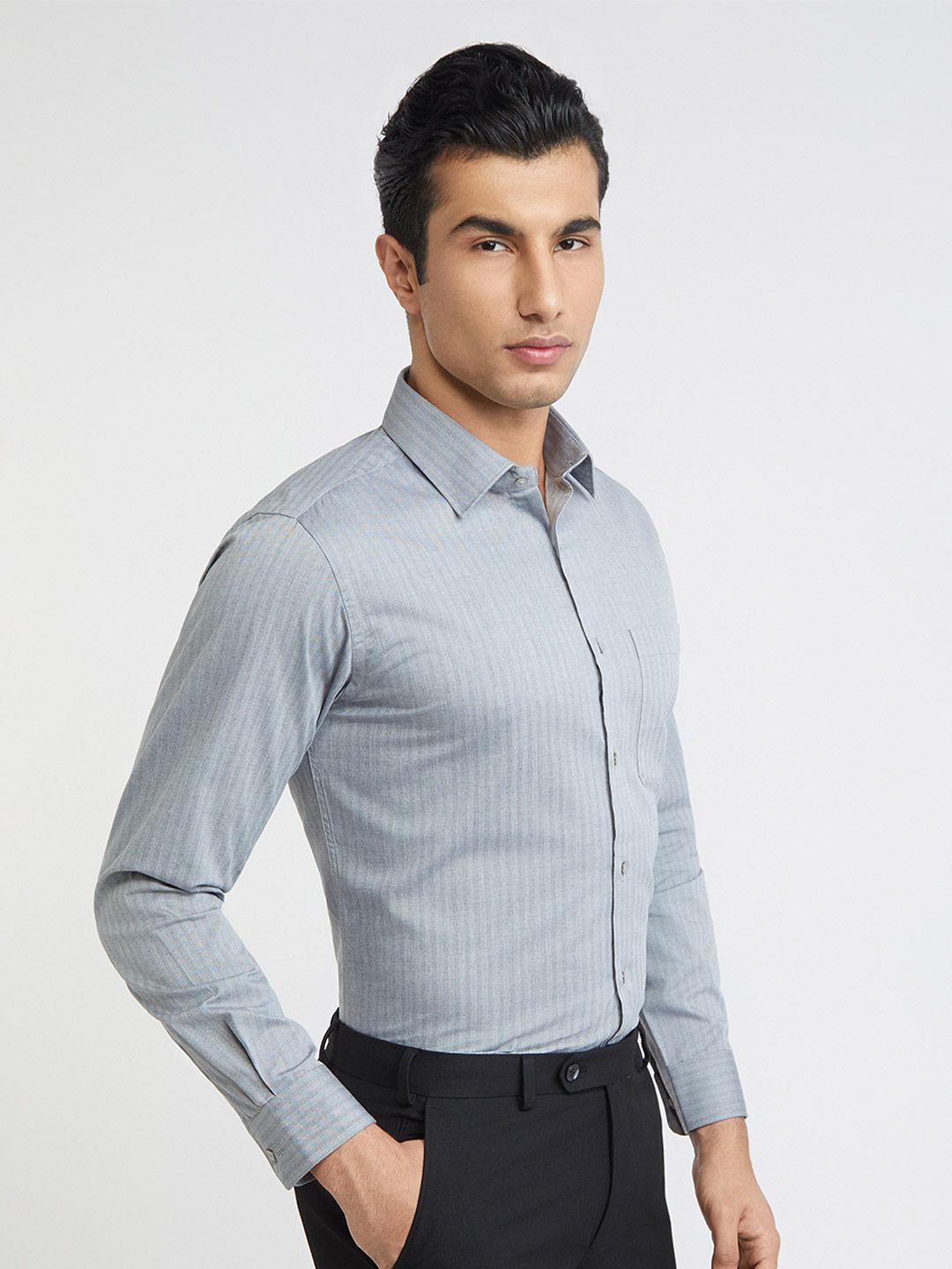 Raymond Pure Cotton Slim Fit Formal Shirt