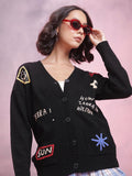 DressBerry Embroidered Cardigan