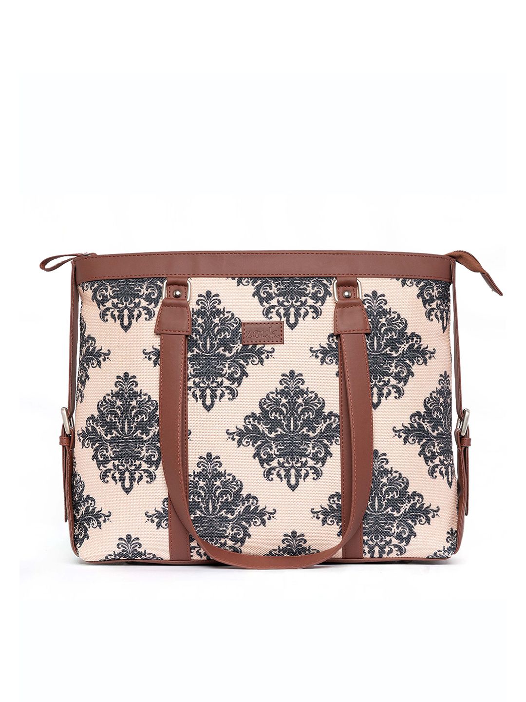 ZOUK Printed Laptop Shoulder Tote Bag 15.6 Inch