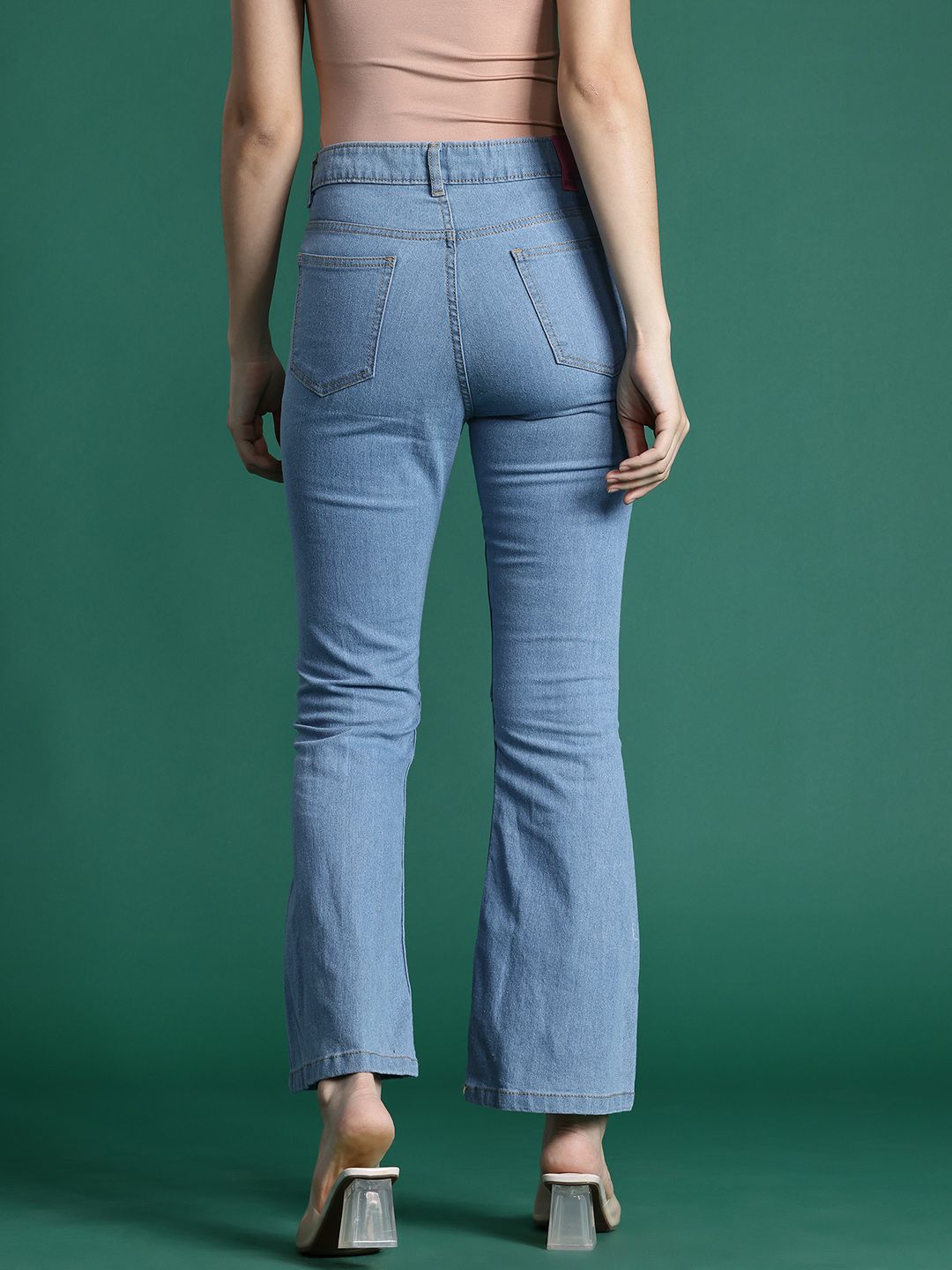 DressBerry Women Bootcut Stretchable Jeans