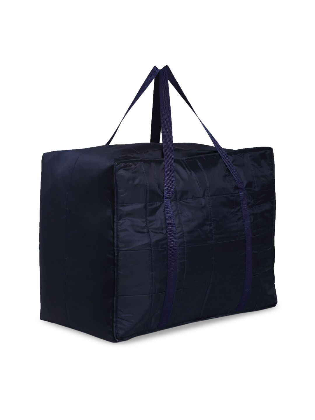 HOSTA HOMES Set Of 2 Navy Blue Solid Foldable Multi-Utility Storage Bags