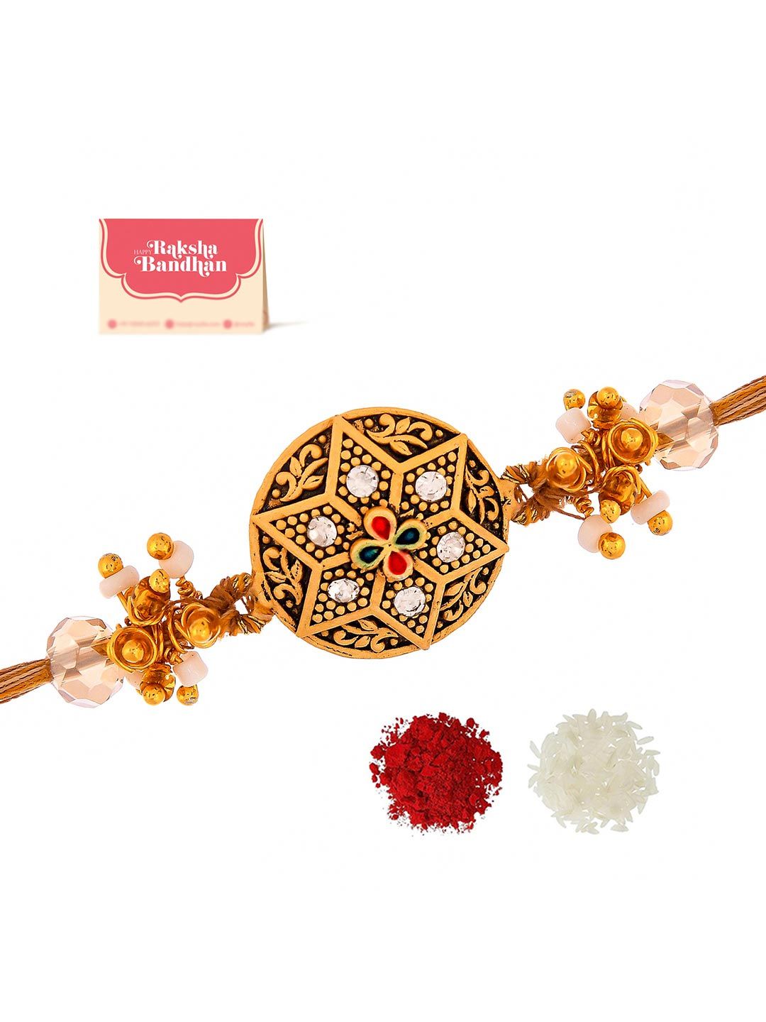 Voylla Men Enamelled Thread Rakhi