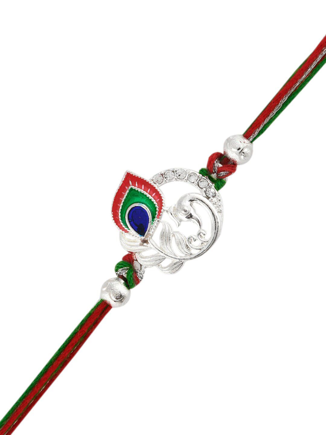 Voylla Colorful Mor Pankh Thread Rakhi