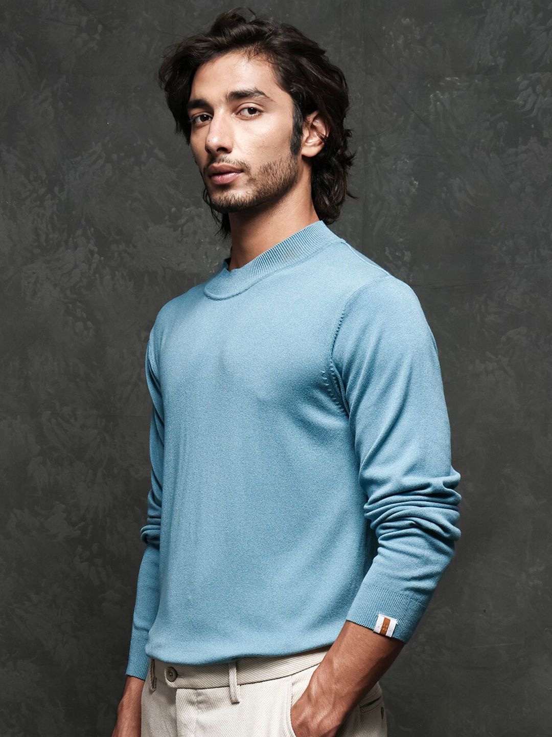RARE RABBIT Men Alfo 1 High Neck Sweater
