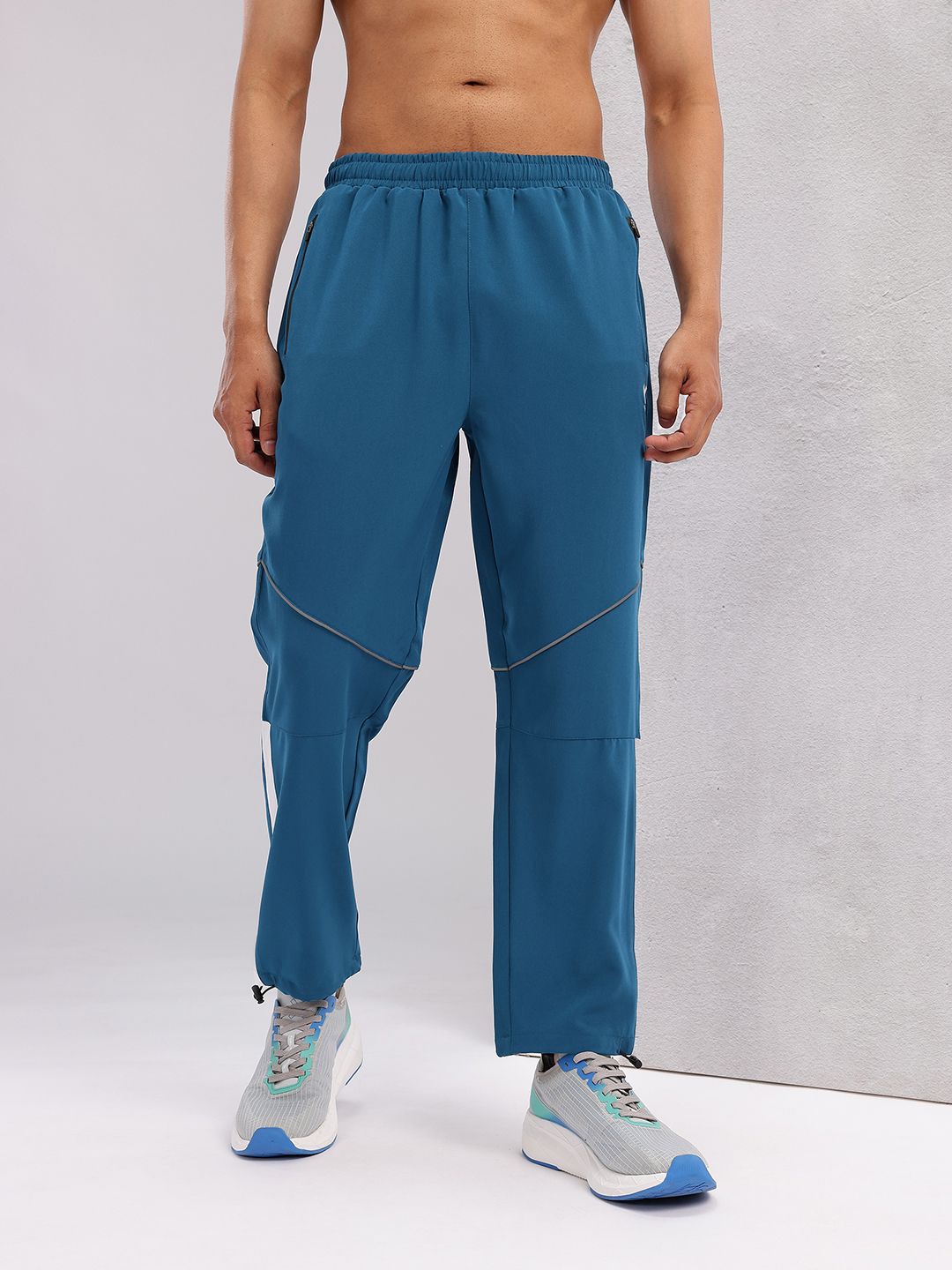 HRX by Hrithik Roshan Men Rapid-Dry Paneled Training Track Pants