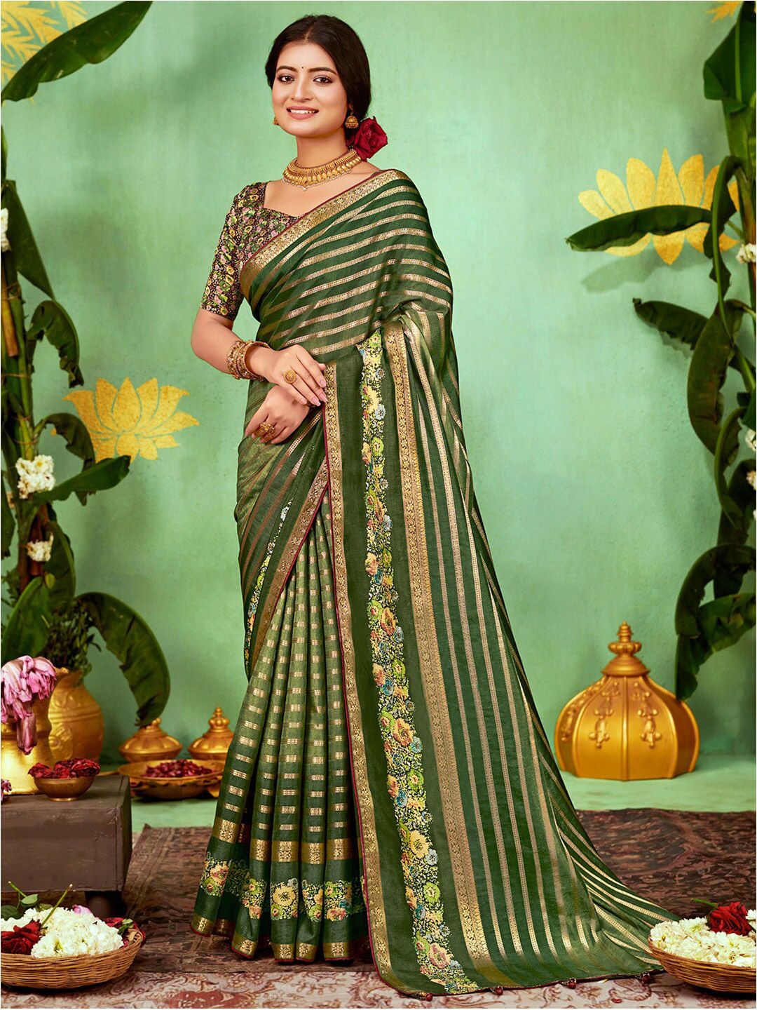 Saree mall Woven Design Zari Silk Sarees