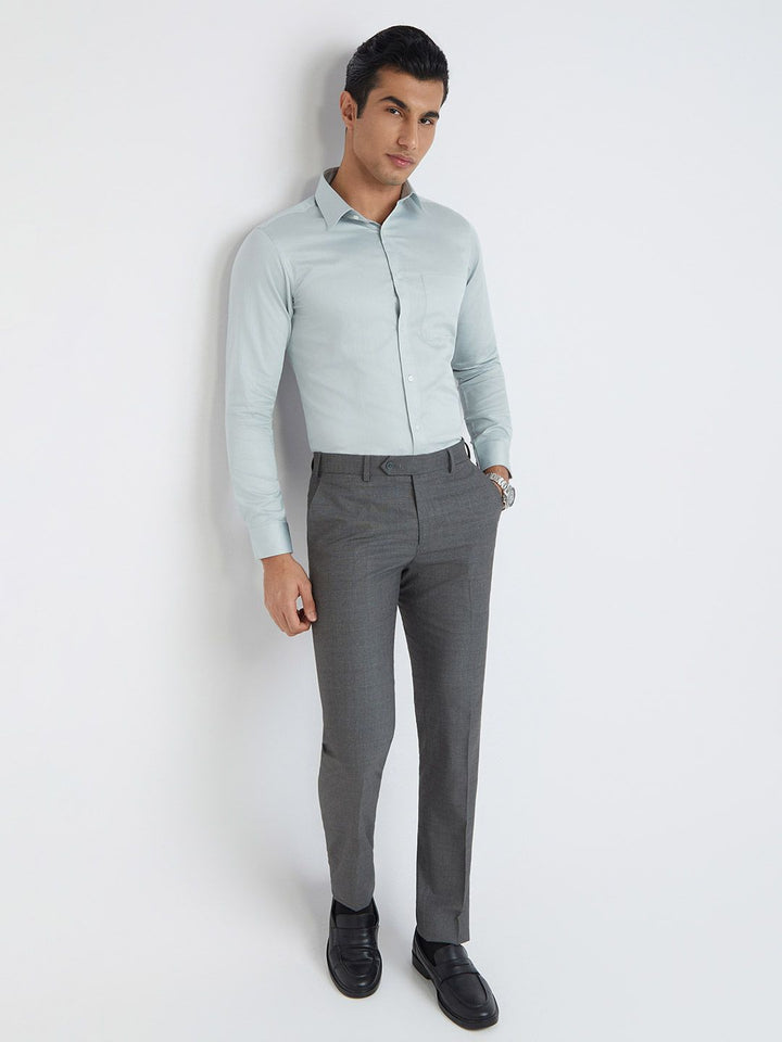 Raymond Pure Cotton Slim Fit Opaque Formal Shirt