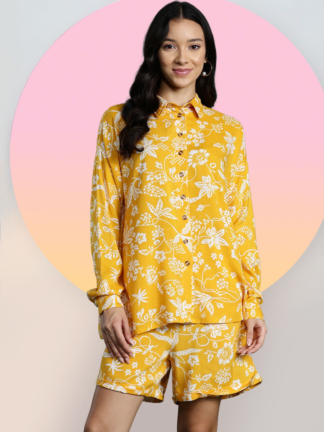 DressBerry Floral Printed Co-Ords