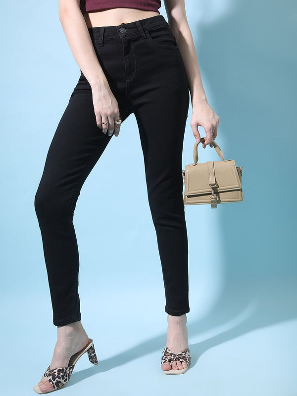 Tokyo Talkies Women Slim Fit Mid-Rise Stretchable Jeans