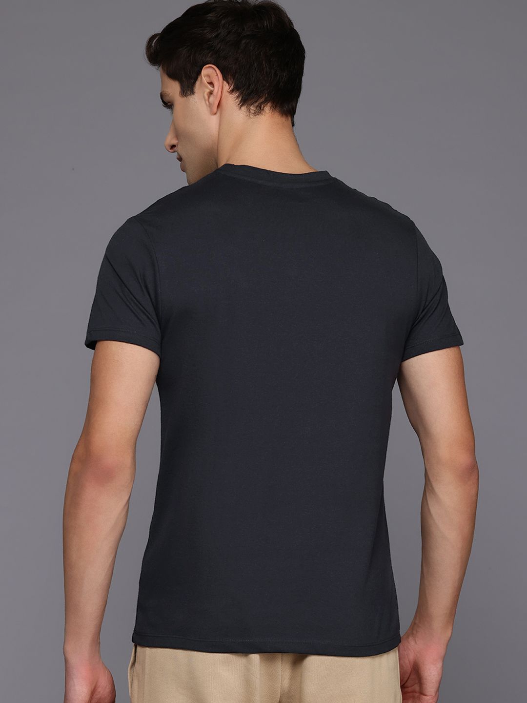 HRX by Hrithik Roshan Printed Pure Cotton Yoga T-shirt