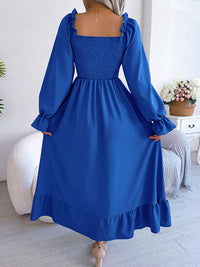 all about you Puff Sleeve Maxi Dress