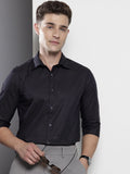 The Indian Garage Co. X Luxe Slim Fit Self Checked Formal Shirt