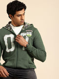 Being Human Printed Pure Cotton Hooded Sweatshirt