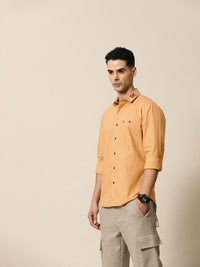 Mr Bowerbird Pure Cotton Tailored Fit Floral Embroidered Casual Shirt