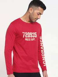 Bewakoof Men Typography Printed Round Neck Cotton T-shirt