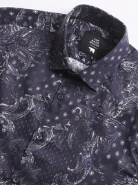 THE BEAR HOUSE Floral Printed Slim Fit Pure Cotton Casual Shirt
