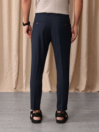 Mr Bowerbird Men Tailored Fit Vintage Pleated Trousers