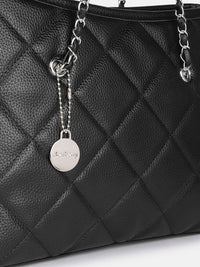 DressBerry Quilted Structured Shoulder Bag